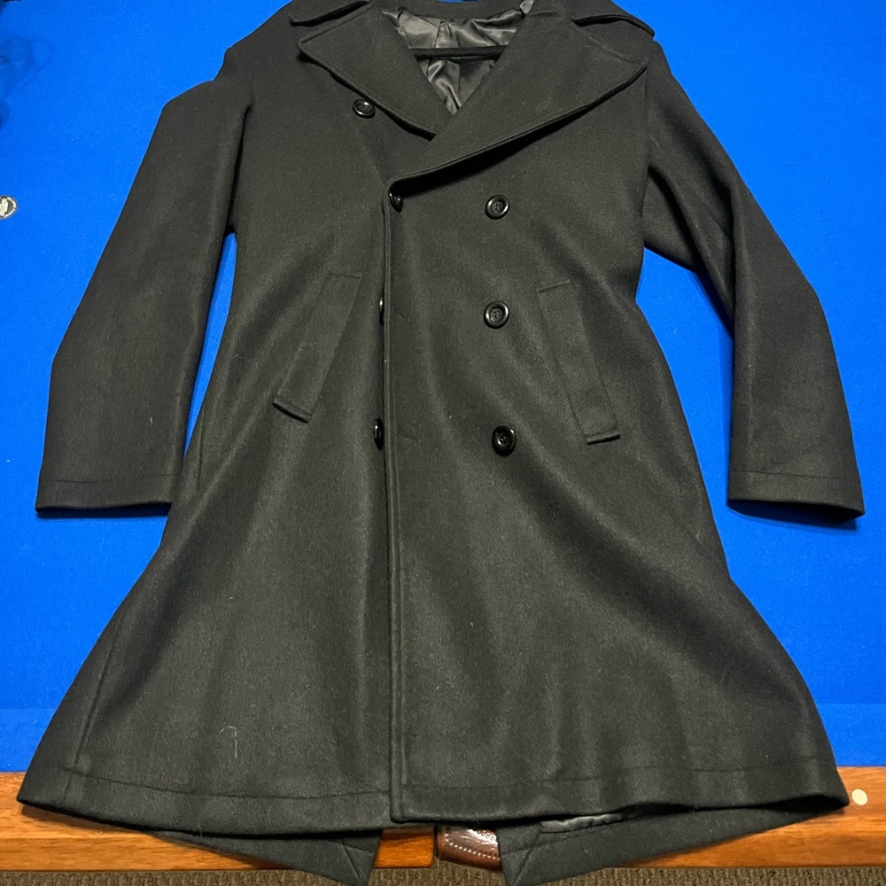 Amazon Black Pea Coat for Men